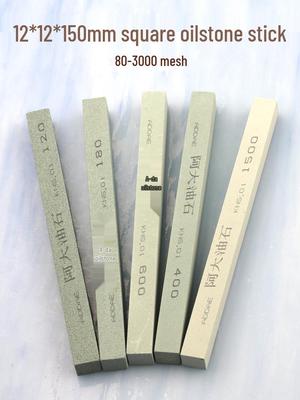 Pietra ad olio Pietra per affilare 12x12x150mm per lucidatura metallo o giada – Grana verde 400/600