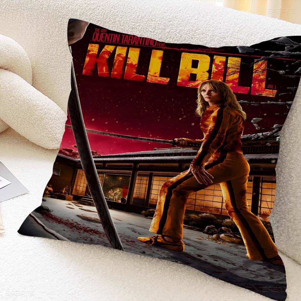 Classic Hot Movie Kill Bill Personalized Pillow Cover Kids Bedroom Wild Party Decor Pillowcase Kid Birthday Shower Gift