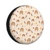 Simple Printed Pattern Spare Tire Cover 4-wheel Drive 4x4SUV Car Wheel Protection Cover General Motors Parts 14 15 16 17 Inches