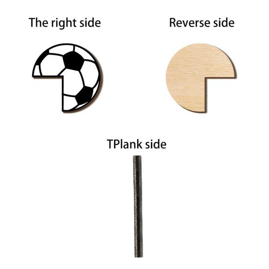 xiaobudian Door Frame Sticker, Sports Corner Protector, Basketball Football Baseball Rugby Self-Adhesive Sign for Fans Boys Rooms Home Decor