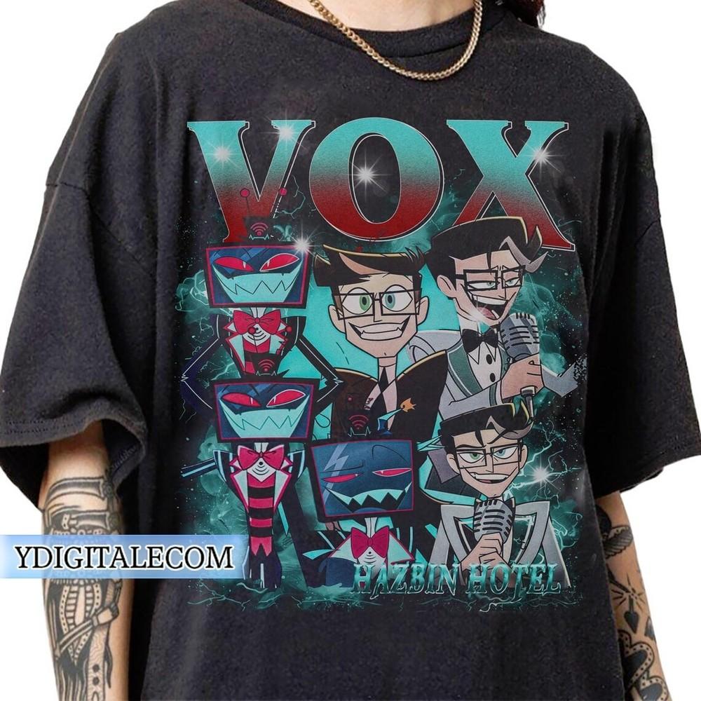 Vintage 90s Style Vox Hazbin Hotel T-shirt, Retro Vincent Whittman Tee Unisex Unisex T-Shirt XXXL