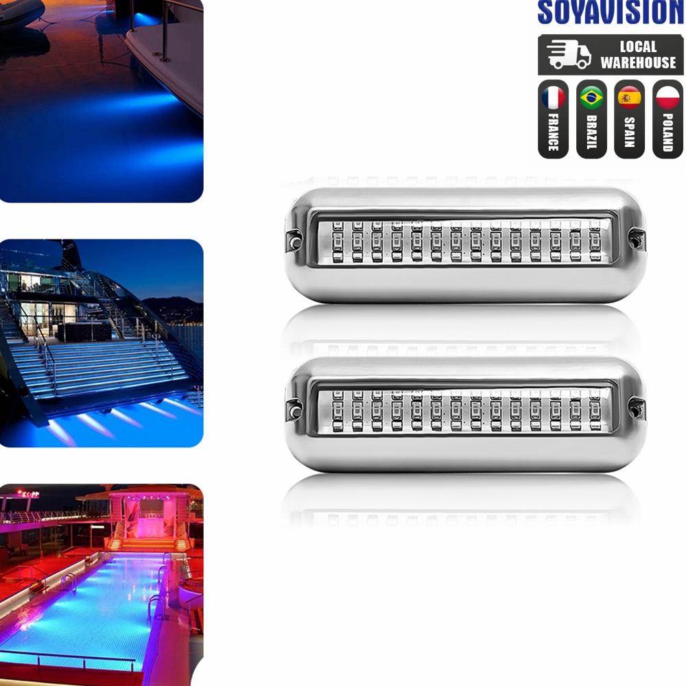 2ks 5palcové podvodní světlo jachet 42 LED navigační světlo pro nákladní loď Záďová kotvová lampa Signál pro plavbu námořních lodí