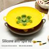 Foldable, High Temperature Resistant, Food-Grade Silicone Anti-Overflow Pot Lid for Soup and Porridge