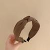 Luxurious Wide-Brimmed Headband for Women - Top Knot Design, Perfect for Autumn/Winter