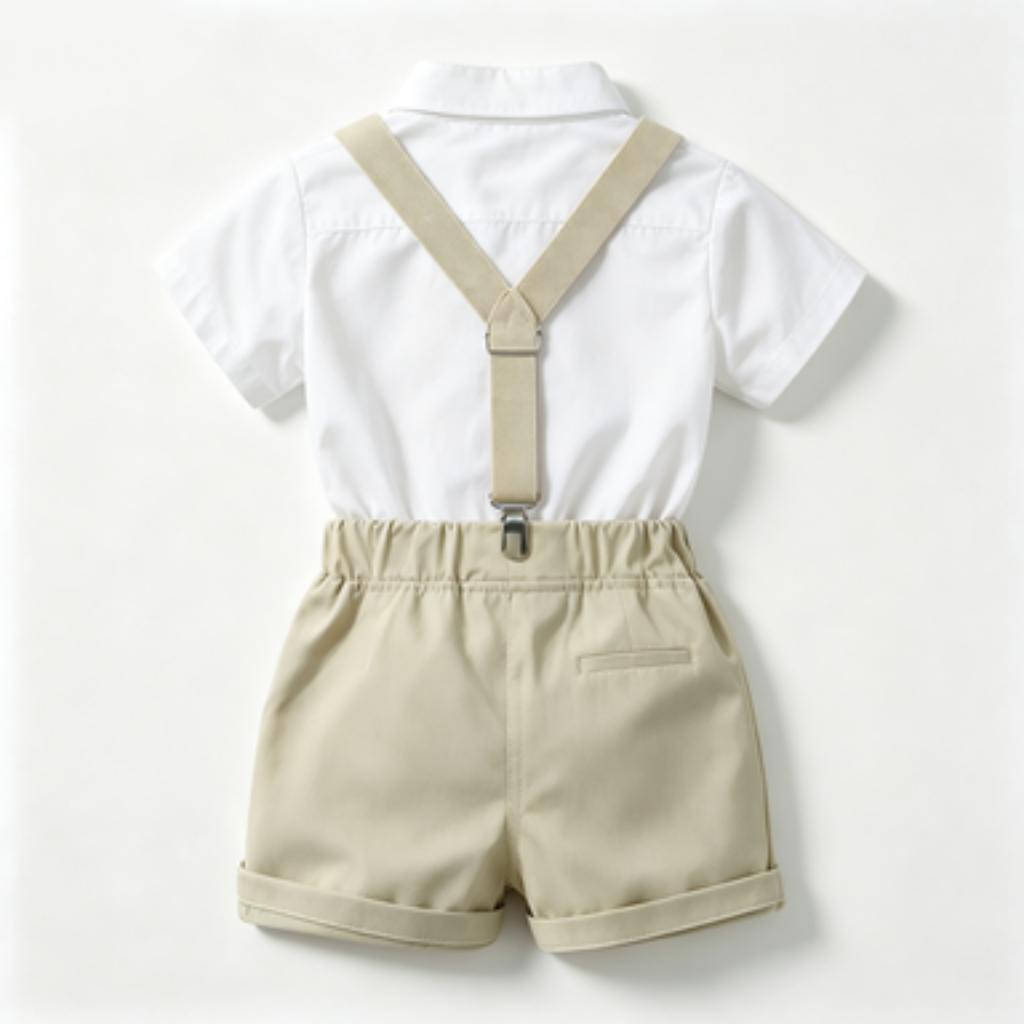 Toddler Boy Korean Suit Set for 1st Birthday Party Outfit