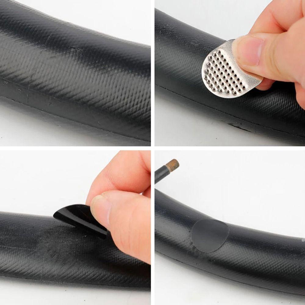 Tyre Repair Patch Bike Tire Patch Kit Bicycle Tire Patch Tyre Repair Tools Rubber Puncture Patches