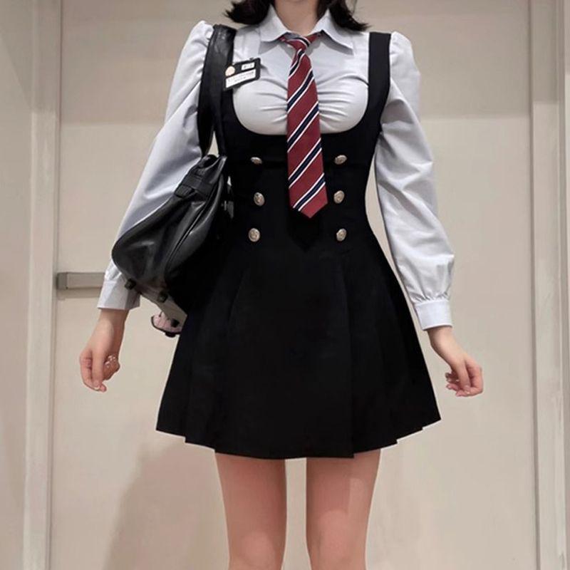 Petite Summer College-Style Skirt Set: Slim, Sweet & Cool