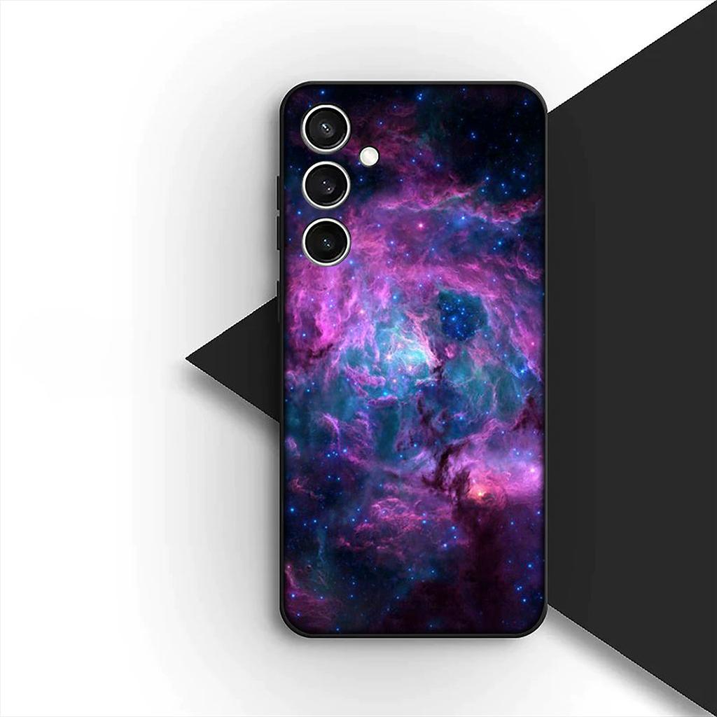 Cover for Motorola Moto G55 G45 G75 G85 G35 Edge 50 30 Fusion 40 NEO Ultra Pro Casing Phone Case Moon Astronaut Stars Art