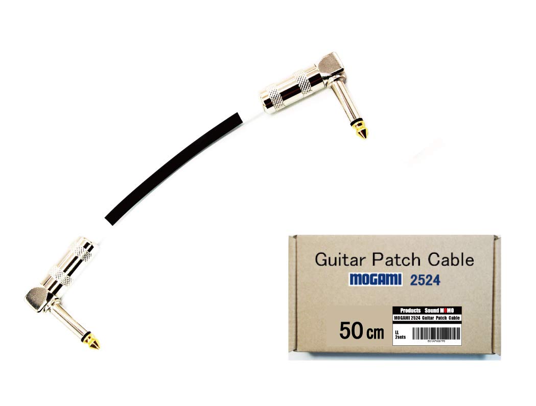 

Sound MOMO гитарный соединительный кабель P1LL [Mogami MOGAMI 2524] черный 50 см