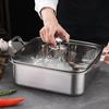 Shabu-shabu Half-and-half Pot Stainless Steel Hot Pot Camping Stew Pot