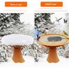 Birdbath Deicer Poultry Water Heater Winter Anti Freeze Drinking Deicer With Temperature Control For Chicken Duck Geese