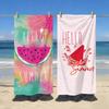Toalla Artística de Sandía Hola Verano Deportiva Secado Rápido Equipo de Viaje Camping Resistente a la Arena Suave Ligera Grande Toalla de Playa