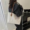 Stylish Minimalist Shoulder Tote Bag For Women With Large Capacity In Black White Brown Pink And Khaki For Everyday Use