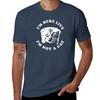 Im Here Live Im Not A Cat Tshirt Big Size Short Sleeve Casual Top