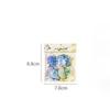 15pcs Floral Patterns Kawaii Creative Plant Stickers Pack Hand Tent DIY Stick Labels Scrapbooking Material Junk Journal Supplies