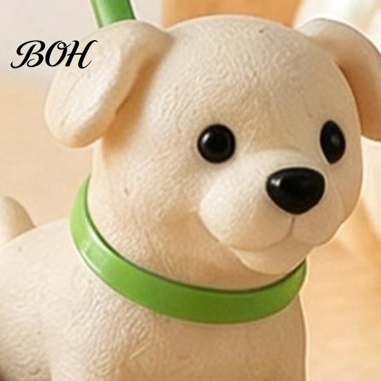 3D Printed Halloween Decor Ghost Walking Dog Night Light, LED Warm Lamp, Cute Lightweight Table Ornament Puppy Statue with Candle, Home Party Holiday