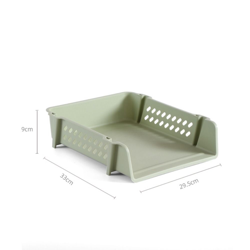 Штабелируемая многоярусная стойка для файлов бытовой контейнер для хранения бумаги креативный держатель для лотков для документов дом и офис 295x33x90mm 898₽