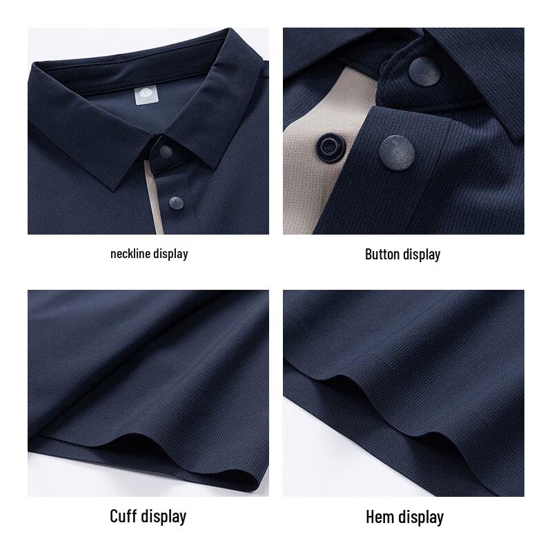 Mao Ren Men's Cooling Ice Silk Polo Shirt
