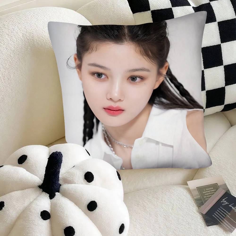 Kim You Jung Korean Actors Pillow Case Square Pillow Bedroom Sofa Leisure Comfort Cushion Car Home Decoration