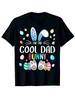 Easter Matching Unisexs Tshirt Cool Shirt With Bunny Egg Print Short Sleeve Casual Outfit