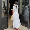 Large Size Women's Clothing College Style Literary Doll Collar Dress, Xiasen Thin Dress 142139