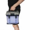 Tackle Organizer Lightweight Fishing Box with 4Layer Drawers Compact for Boat Trips Red