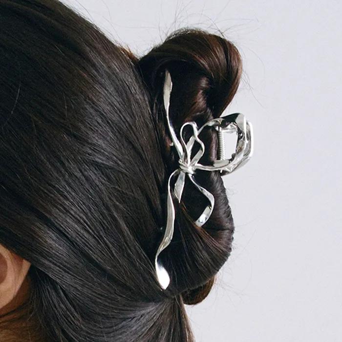 HSU013 Metal ribbon hair clip