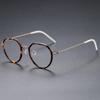 Denmark Brand Design Titanium Alloy Glasses Frame Women Ultralight Spectacles Frames Men's Round Screwless Eyeglasses Gillian