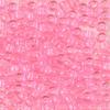 "100 Pcs Large Hole Transparent Frosted Barrel Beads - Colored Onion Powder Plastic Pony Beads for Dreadlocks and Wigs"
