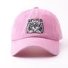 Embroidered Cat Baseball Cap Cotton Soft Vintage Sun Hat Women Men