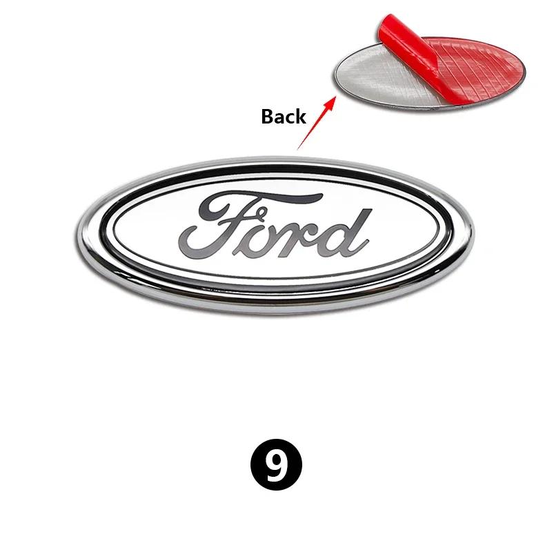 Car Sticker Ford New 2025 Hot Ford Logo 11.3x4.5cm ABS Car Front Hood Bonnet Emblem Rear Badge Accessories For Focus Fiesta Mond