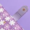 A6 Snowflake Button PU Leather DIY Binder Notebook Only Cover Diary Books Schedule Covers School Stationery