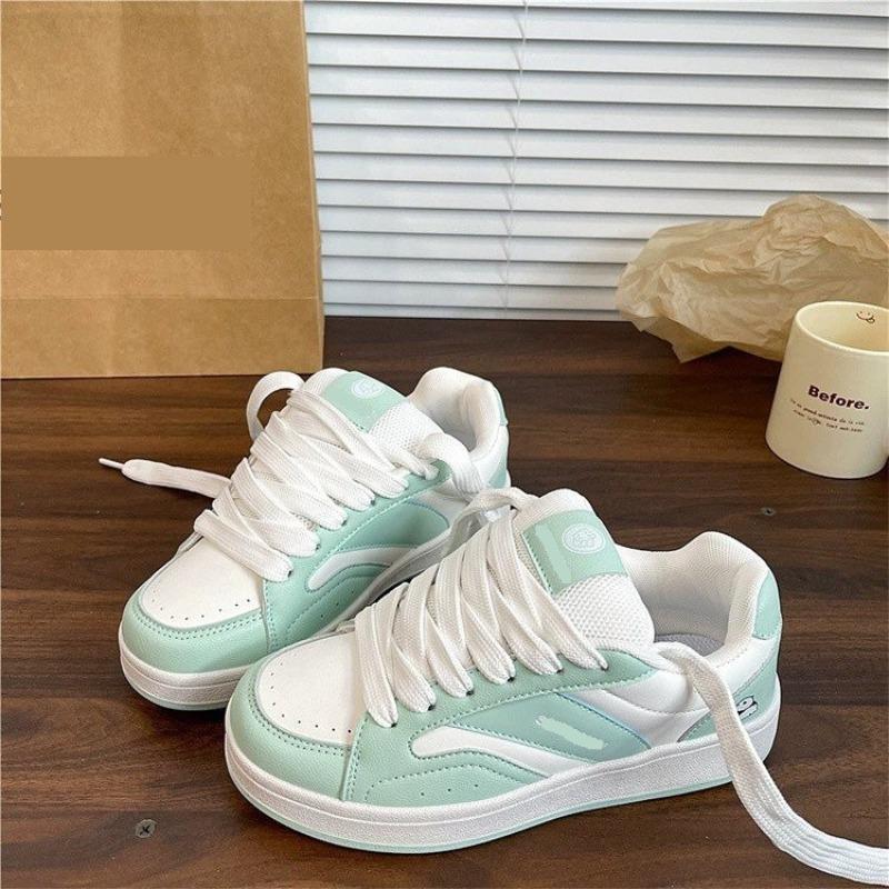 

Белые туфли высокой ценности осень новые нишевые спортивные кеды тренд универсальные повседневные туфли-хлебушки женские 40 небесно-голубой