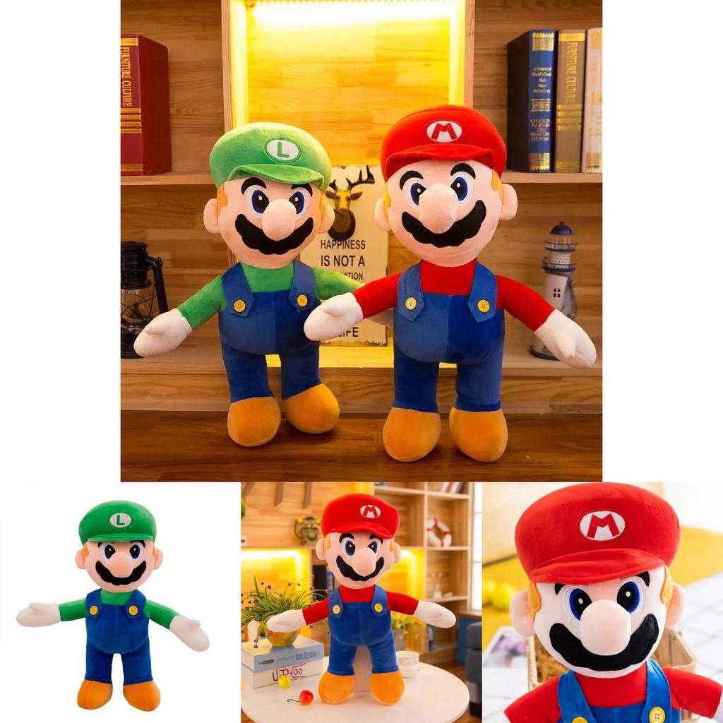 Adorable Mary Plush Toy Cartoon Mario Doll Pillow For Childrens Birthday Gift