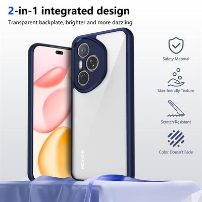 Coque Honor 400 Pro DNP NX9 Placage Silicone Bumper Antichoc Housse Arrière Transparente Coque de Téléphone Dure Mate pour Honor 400 Pro DNP-NX9