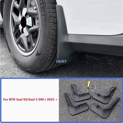 Dla BYD Seal 05/Seal 5 DM-i 2025 + Stylizacja Samochodu Przednie Tylne Koło Błotnik Błotnik Błotnik Przeciwbłotny Pokrywa Akcesoria Część Samochodowa