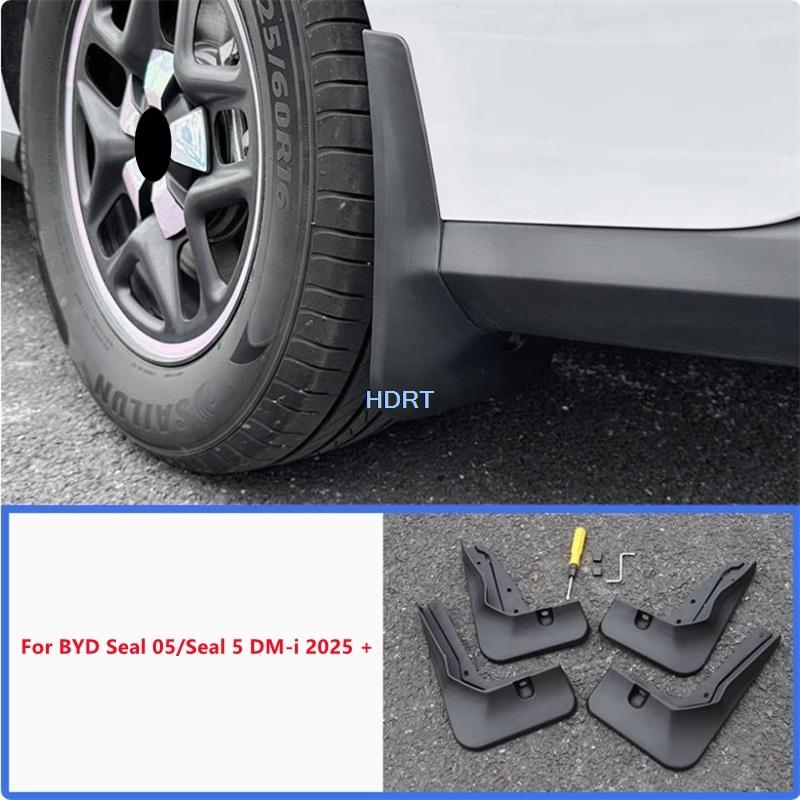 For BYD Seal 05/Seal 5 DM-i 2025 + Car Styling Front Rear Wheel Splash Fender Mudguard Anti Mudflap Cover Accessories Auto Part