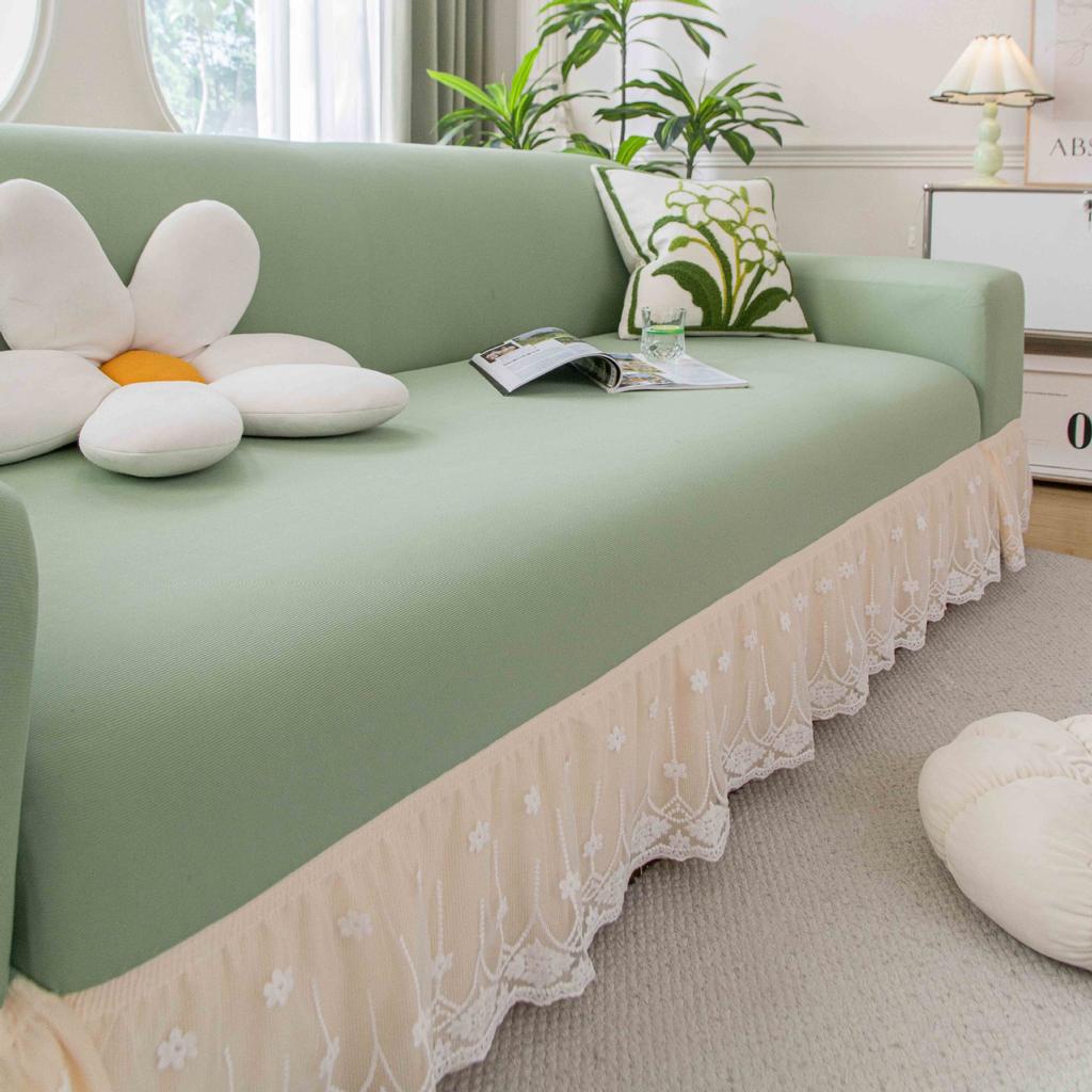 New Elastic Cool Feeling Ice Silk Sofa Cover All Purpose Set  Universal Summer Anti Slip Sofa Cover  Summer Cover Fabric