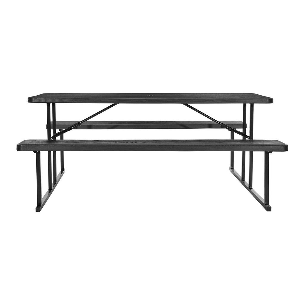 Picnic Table Foldable Steel Camping Table Chair Garden Indoor Outdoor