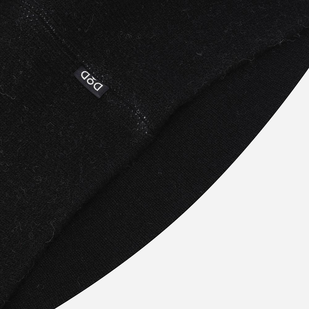 DOD Lambswool Jacquard Beanie (Black)