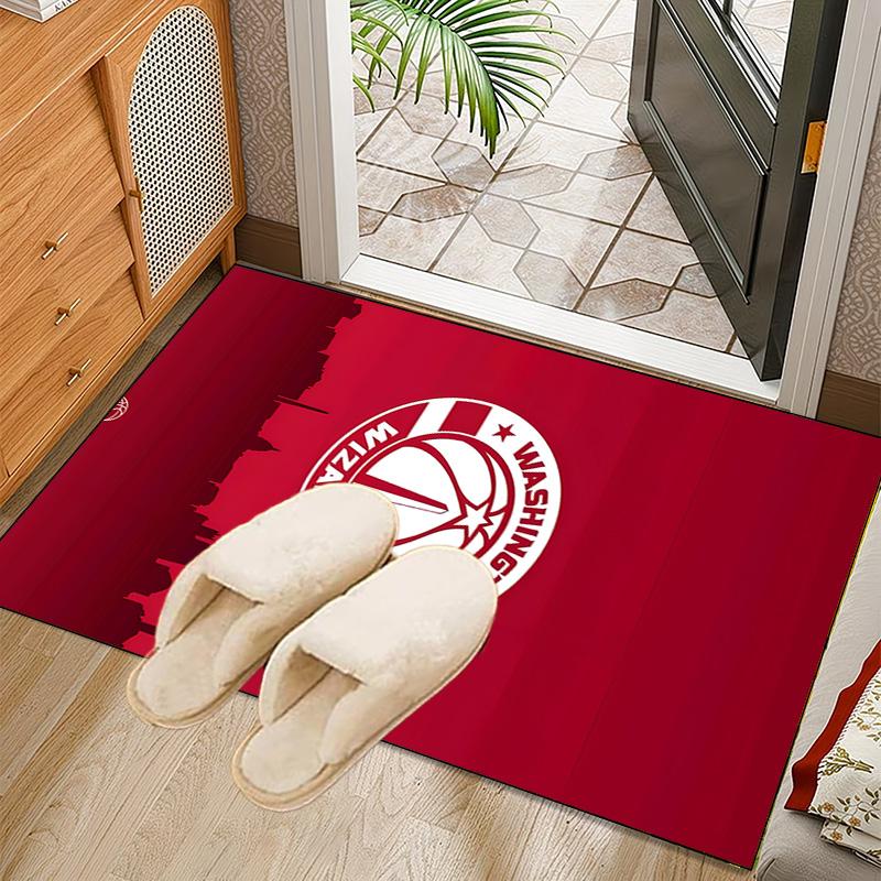 Washington Basketball Logo Rug Office Carpet Non-Slip Mat, Chair Rug Floor Covering for Gaming, Bedroom, Living Room , Home Decor Christmas Gift