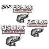 Fishing Theme Vehicle Badge Special Edition Car Emblem Bass for Vehicle Waterproof Sticker Aluminum Metal Fish Hook Decal Truck SUV Fisherman Gift