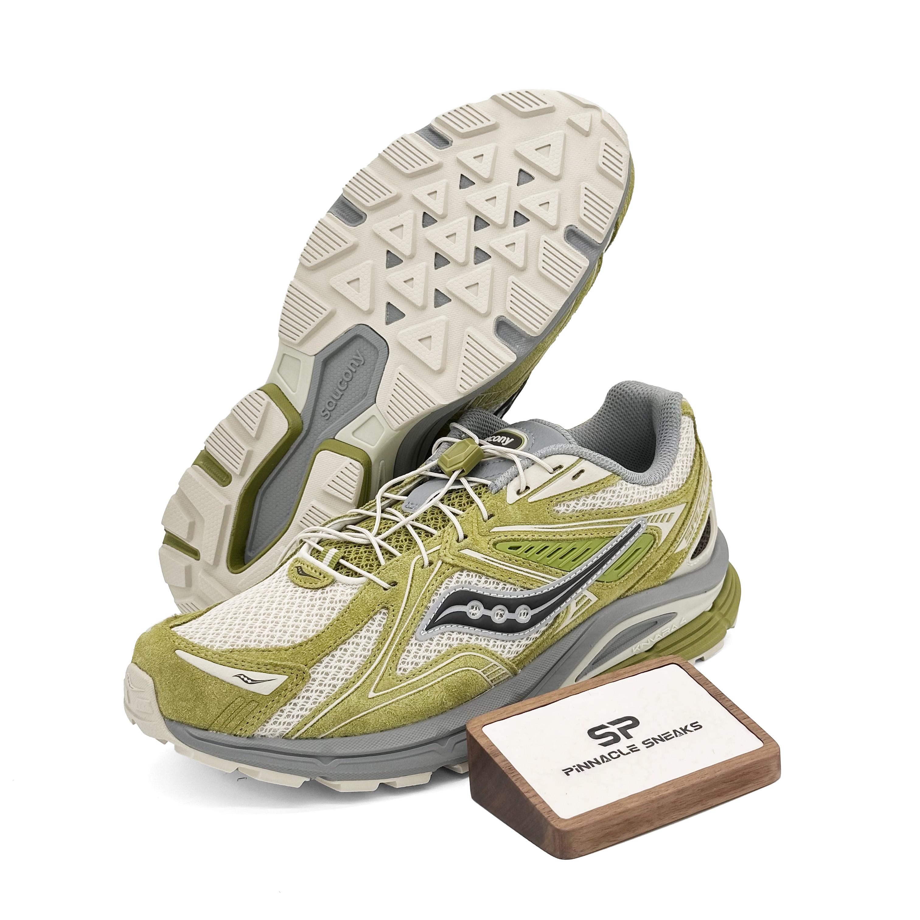 

Saucony Kinvara Elite 4 Износостойкое Дышащее Покрытие Низкий - S79052-29 EU 42 бежевый/зелёный