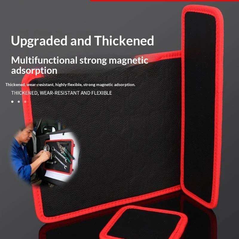Strong Magnet Heavy-Duty Tool Mat Double-sided Waterproof Wall Mount Tray for Workbench DIY Repair Jobs