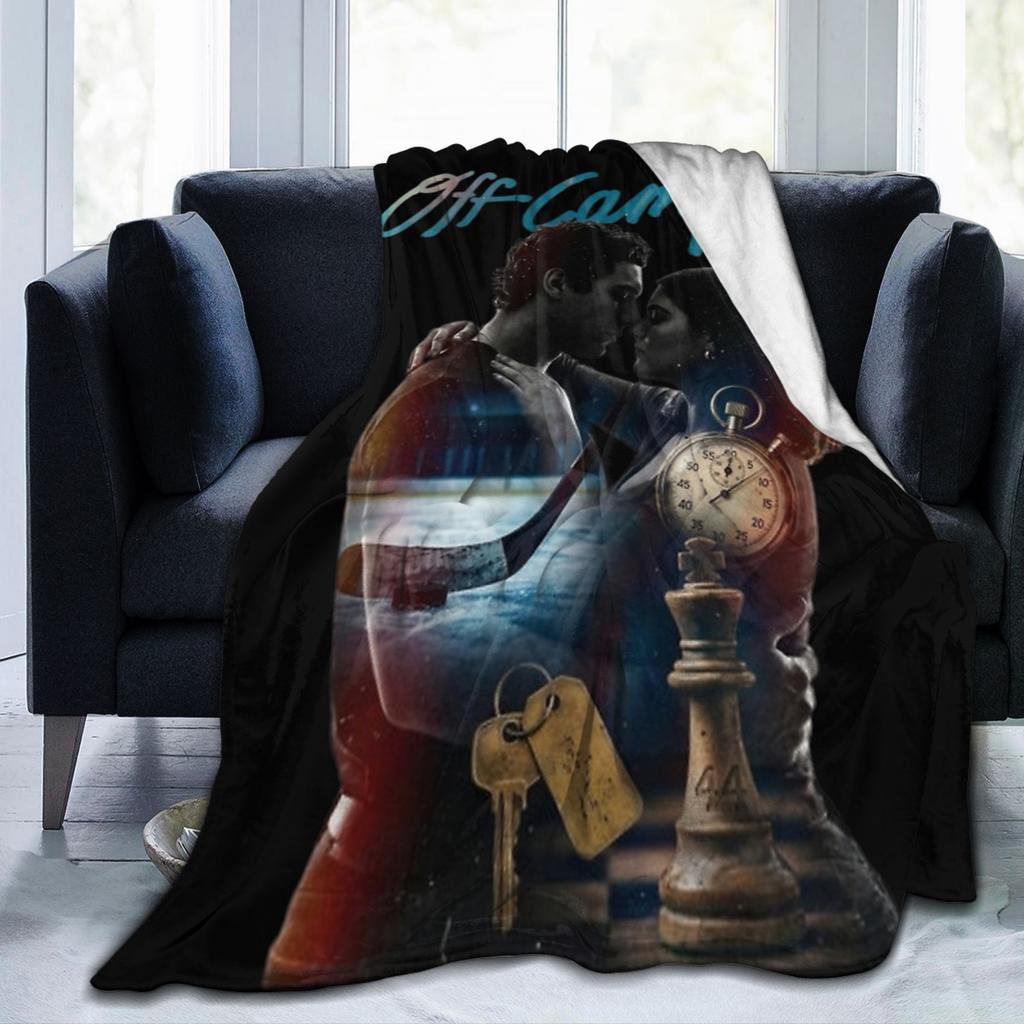 Off Campus Garrett Grahams Blanket Flannel Spring/Autumn Portable Warm Throw Blankets for Bed Outdoor Rug Piece