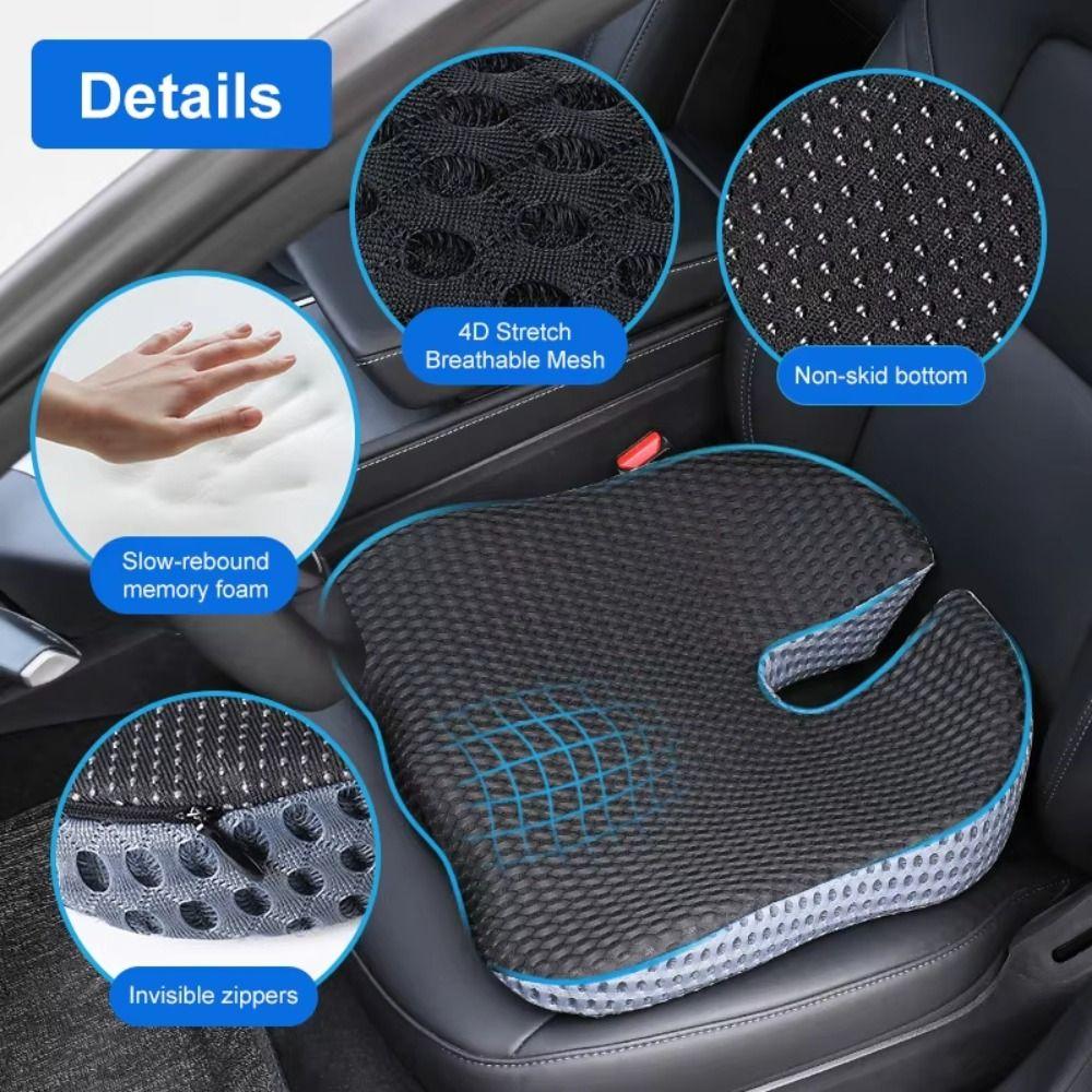 Orthopedic Seat Cushion 4D Mesh Car Seat Cushion Comfort Ergonomic Seat Cushion For Long Sitting