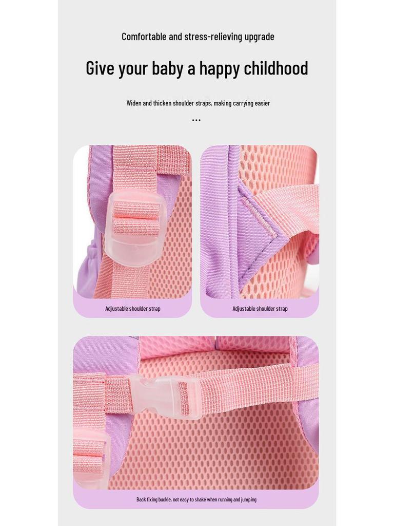 Kuromi Leichter Kindergartenrucksack für Mädchen - Schulterstütze, Niedliches Cartoon-Design, Neuer Stil