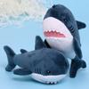 15cm Cute Mini Shark Plush Key Chain Pendant Toys Soft Cartoon Shark Stuffed Doll Backpack Keychain