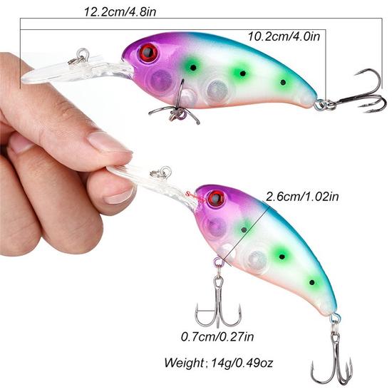 SOUGAYILANG Crankbaits Fishing Bait Minnow Fishing Lure Bait Fishing Hard Lure