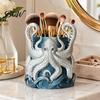 3D Printed Octopus Planter Planter, Artistic Coastal Plant Pot, Decorative Retro Ocean Theme Decor Container for Cactus, Succulents, Unique